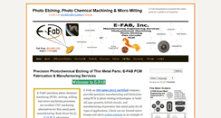 Desktop Screenshot of e-fab.com